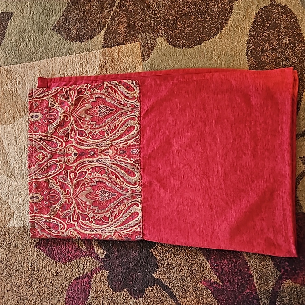 52W x 85L drapes.  Two panels